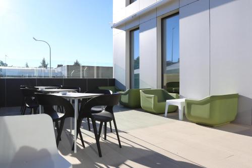 balkon/terras, Hotel Monesterio in Monesterio