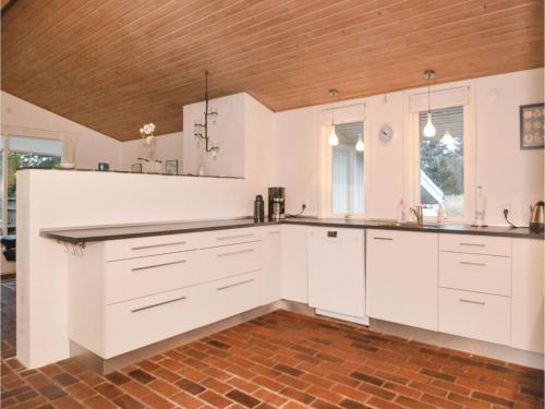 keittiö, Holiday Home Søren Gades Mark Blavand Vi in Oksby