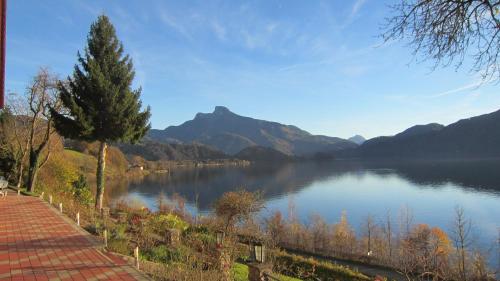 Skats, Haus am Hang in Innerschwand am Mondsee