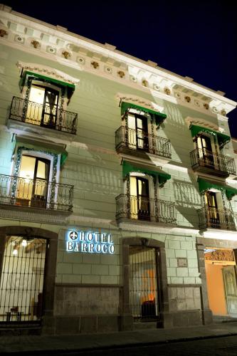 Entrance, Hotel Barroco in Puebla