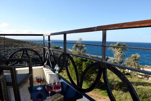  Magnificent sea view,clean and bright apartment in Kalathas