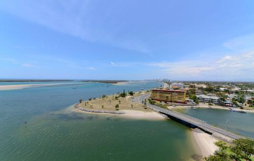 Pogled, Broadwater Shores Waterfront Apartments in zaljev Runaway 