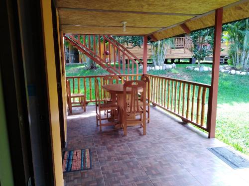 Balkons/terase, Ecolodge Don Felix in Quillabamba