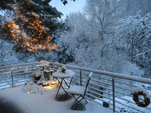 Haagalm Terrasse, Garten