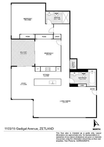 As the Sun Sets - Modern and Spacious 2BR Zetland Apartment Facing the Setting Sun - image 8