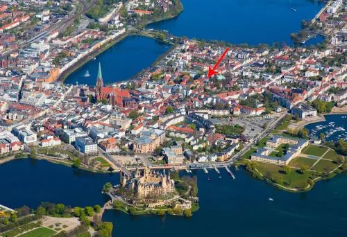 Komfortwohnung Innenstadt an der Schelfkirche in Schwerin, Deutschland