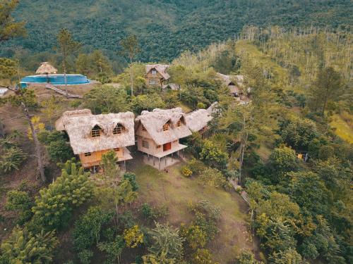 A szálláshely kívülről, Vista Verde Lodge in Lanquin