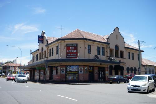 Exterior view, Rosehill Hotel in Parramatta