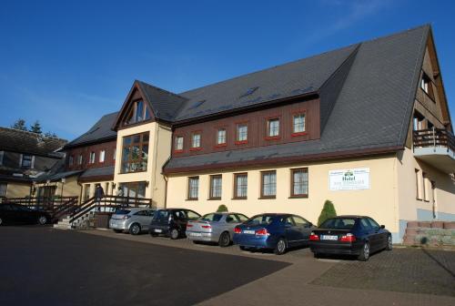 Entrance, Hotel "Zum Einsiedler" in Deutschneudorf