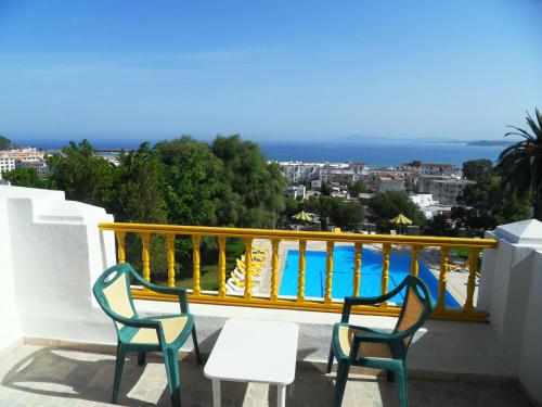 Balkon/teras, Hotel LES MIMOSAS TABARKA in Tabarka