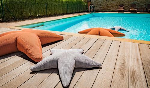 泳池, 馬庫斯霍庫酒店 (Kurhotel Markushof) in 班德柏玲根