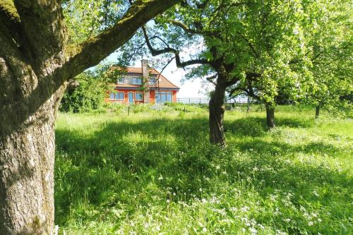 Kleine Villa im wilden Garten