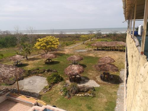 Beach, Hosteria Mar de Plata in Río Verde Canton