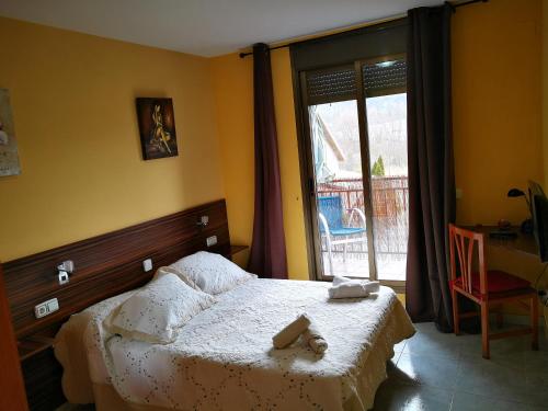 1 double bed