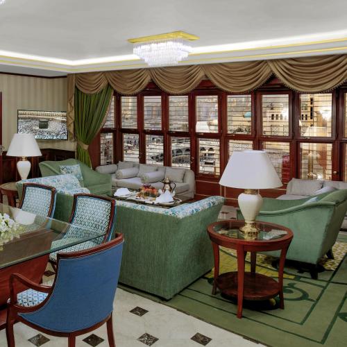 Makkah Hotel Room Type - One Bedroom King suite Haram View with one King Bed Makkah Hotel Room Type - One Bedroom King suite Haram View with one King Bed