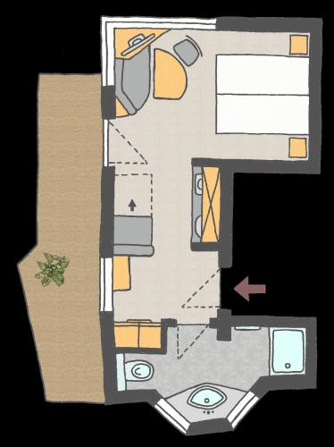 1 queen bed