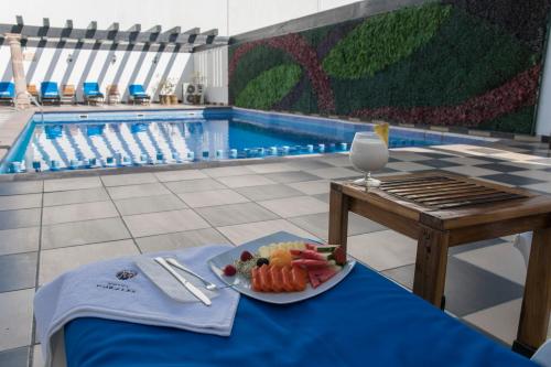 泳池, 莫拉萊斯歷史及殖民地市中心酒店 (Hotel Morales Historical & Colonial Downtown core) in 瓜達拉哈拉市中心