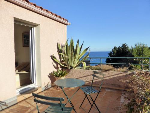 4SAP22 Appartement climatisé avec double terrasses - Location saisonnière - Collioure