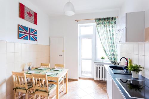Küche, Hostel Zakatek ulica Grunwaldzka in Bielsko-Biala
