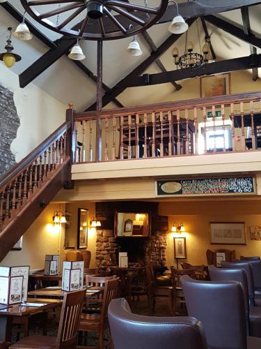 Krogs/atpūtas telpa, The Old Barn Inn in Llanmartin