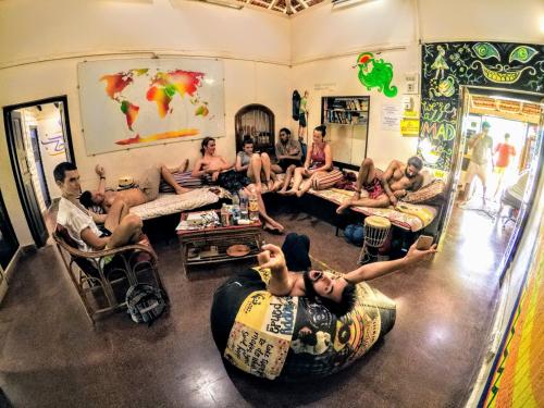 Bar/lounge, Happy Panda Hostel in Arambol
