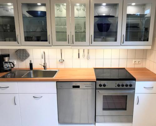 Cocina, The Kreideberger - Haus mit Platz in Lubeck Suburbs