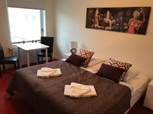 1 double bed