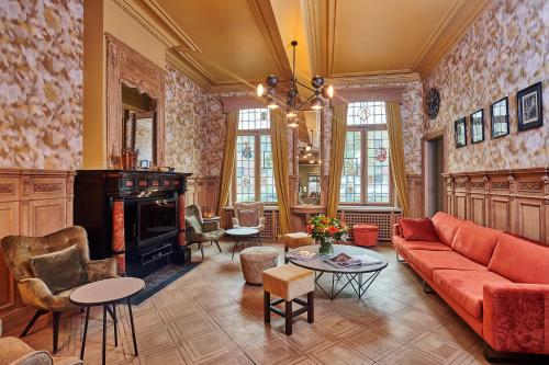 Delt lounge/TV-område, Hotel Royal Astrid in Aalst