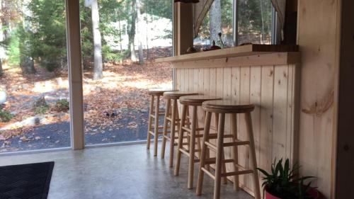 Pocono cabin with private pool at Shawnee Mtn