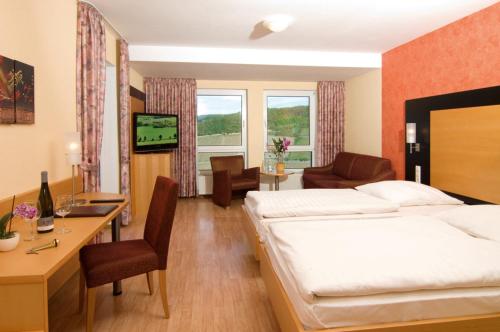 Burg-Hotel in Obermoschel, Deutschland