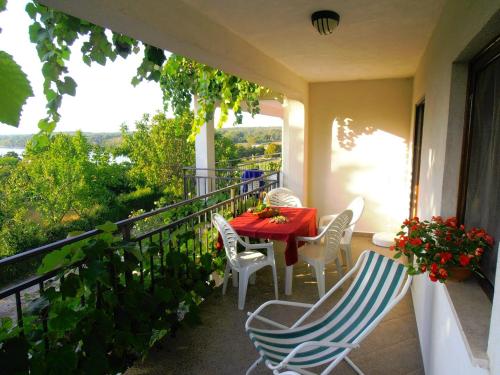 陽台/露台, Apartments Coki in 馮塔納