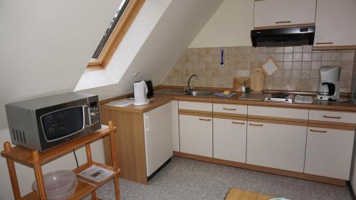 廚房, Landhaus Wolfel in 巴特施泰本