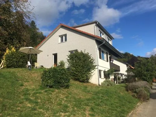 Alpenpanorama am Hochrhein in Gailingen, Deutschland
