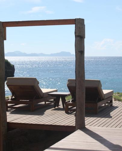 Balcony/terrace, Jeeva Beloam Beach Camp Resort in Tanjung Ringgit