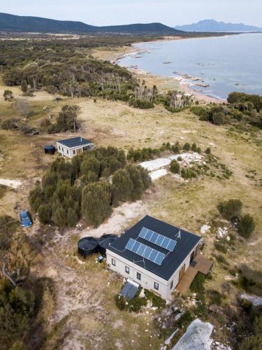Sawyers Bay Shacks in Flinders Island