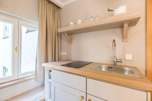 廚房, Logierhaus Rosa-Lena in 諾德奈