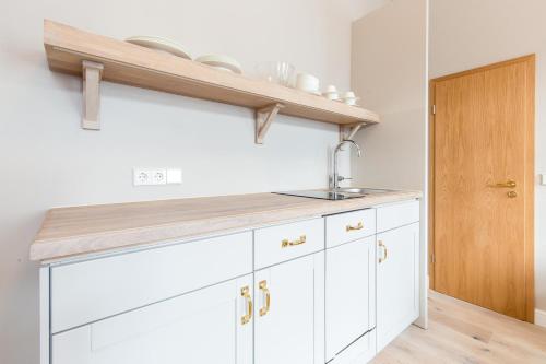 廚房, Logierhaus Rosa-Lena in 諾德奈