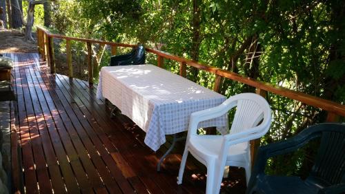 Balkon/terasa, Cabana de troncos Willow in Mar De Las Pampas