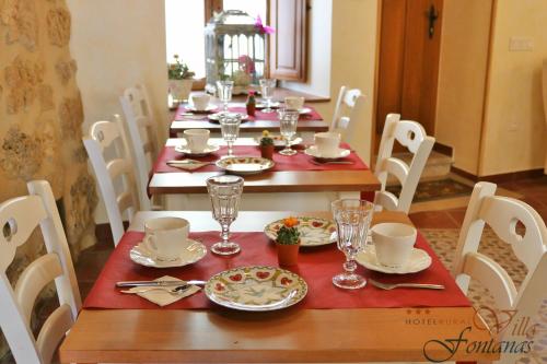 Ēdiens un dzērieni, Villa Fontanas in Hontanas