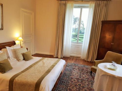 Chambre double, vue sur le jardin