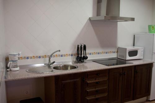 keuken, Apartamentos Rurales Sierra de Bejar in Penacaballera