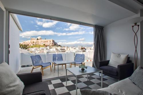Bright Apartment with Stunning Acropolis Views! SG5, Atenas
