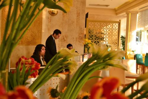 Lobby, Cleopatra Hotel in Cairo