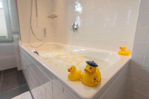 Boutique-Hotel Garni Bellevue Davos Wiesen - 화장실