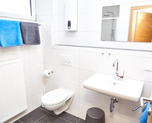 Bathroom, Krug-Apartments in Ebelsbach