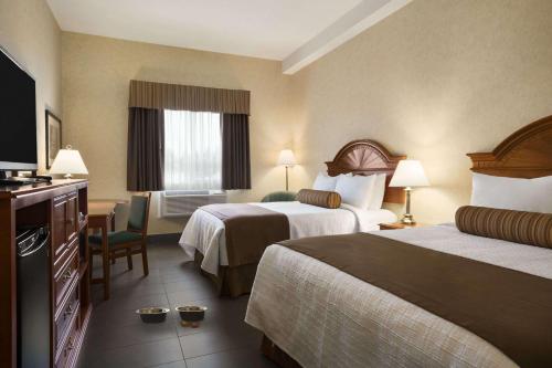 2 queen beds