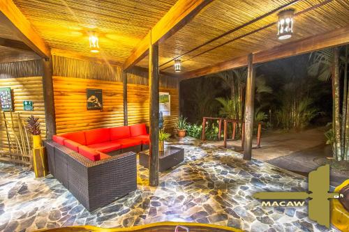 ล็อบบี้, Macaw Lodge in การารา