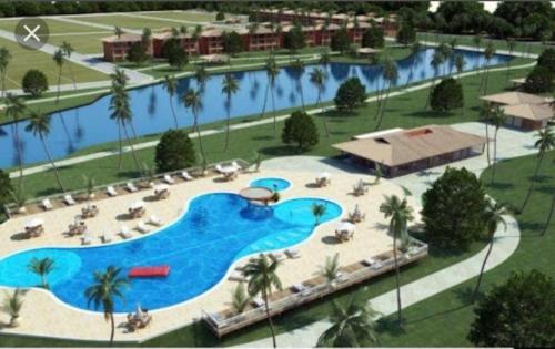 Restaurant, Condominio Villa das Aguas com wi-fi in Estância