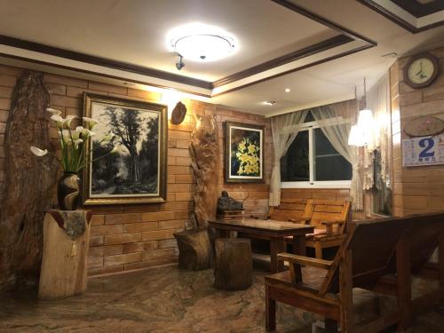 Empfangshalle, Chinshan Hotel in Gemeinde Alishan