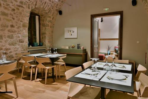 ห้องอาหาร, Hotel Archontiko Anyfanti in ซาตูน่า